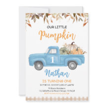 Blue Pumpkin Truck Birthday