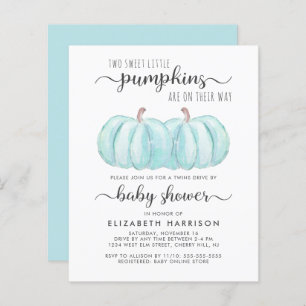 Blue Pumpkin Twin Boys Drive by Baby Shoofer