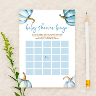 Blue Pumpkins Fall Bingo Baby Showspiel