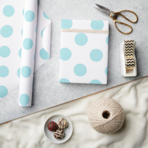 Blue Punkt Baby Dusche Geschenkpapier