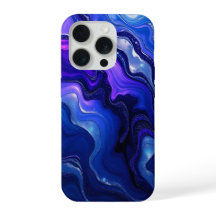 Blue & Purple Fluid Abstract