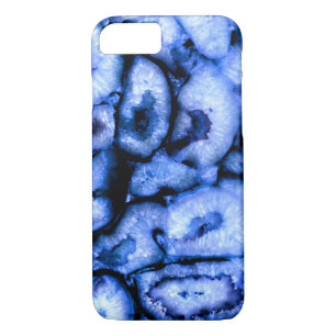 Blue Quartz Agate Geodes Case-Mate iPhone Hülle