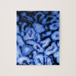 Blue Quartz Agate Geodes Puzzle