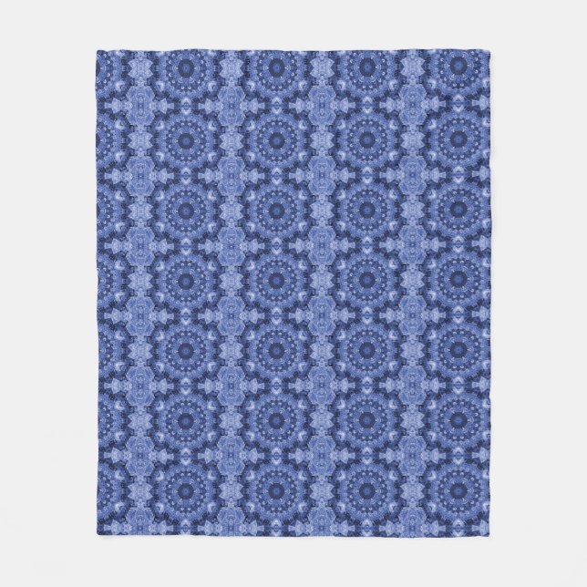 Blue Quilt Fleecedecke (Vorderseite)