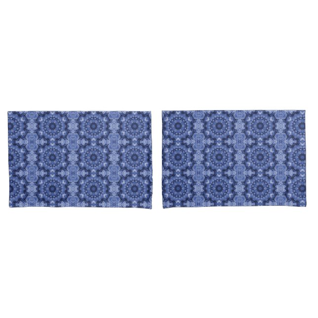 Blue Quilt Kissenbezug (Vorderseite-Set)