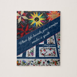 Blue Quilt macht ein Quilt-Angebot Puzzle