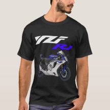 Blue R1 Sportsbike Motorrad