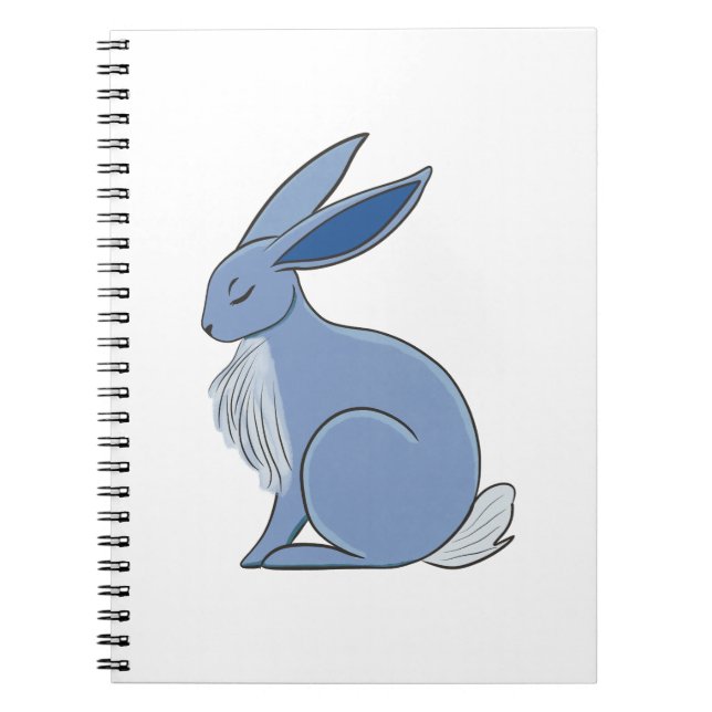 Blue Rabbit Notizblock (Vorderseite)