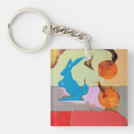 Blue Rabbit Schlüsselanhänger