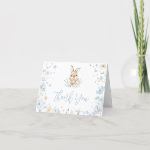 Blue Rabbit Somebunny Baby Dusche Dankeskarte