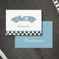 Blue Race Auto Geburtstag vielen Dank
