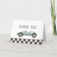 Blue Race Car Baby Dusche