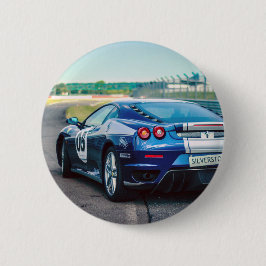 Blue Race Car Button