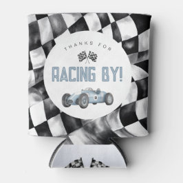 Blue Race Car Geburtstagsparty kann die Gunst des Dosenkühler