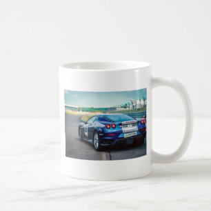 Blue Race Car Tasse