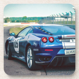 Blue Race Car Untersetzer