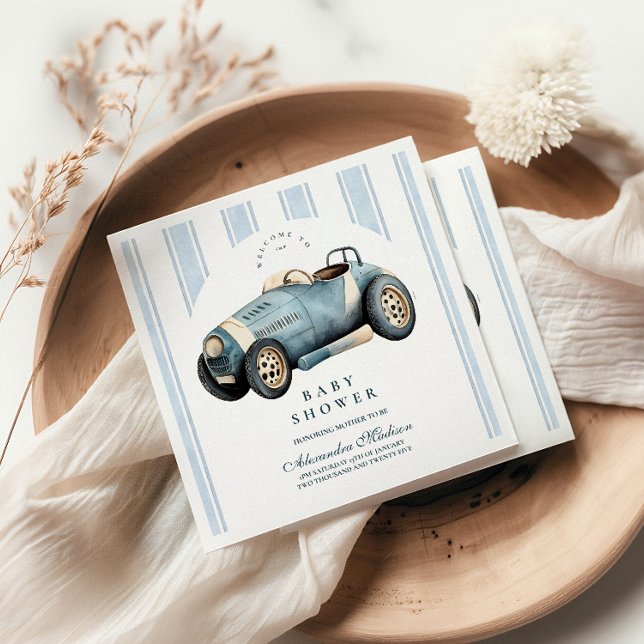 Blue Racer Baby Dusche Serviette (Von Creator hochgeladen)