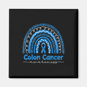 Blue Rainbow Blue Colon Cancer Bewusstsein Magnet
