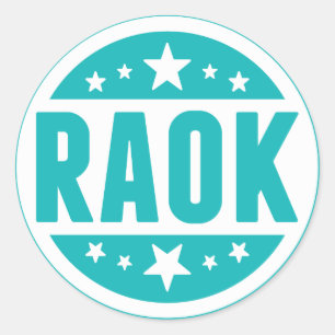 Blue RAOK Stickers