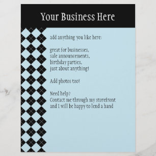 Blue Raute Flyer