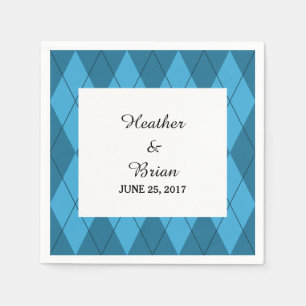 Blue Raute Paper Napkins Serviette