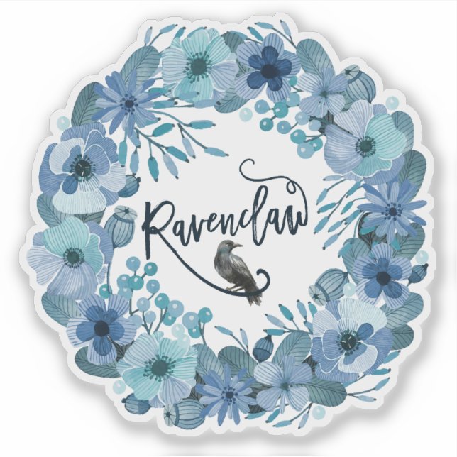 Blue Raven House Inspiriert Aufkleber (Vorderseite)