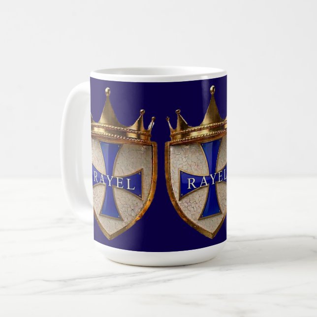 Blue RayEl Crest coffee mug Kaffeetasse (Vorderseite Links)
