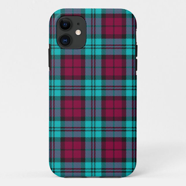 Blue Red Campbell Tartan Blackwatch Kariert Case-Mate iPhone Hülle (Rückseite)