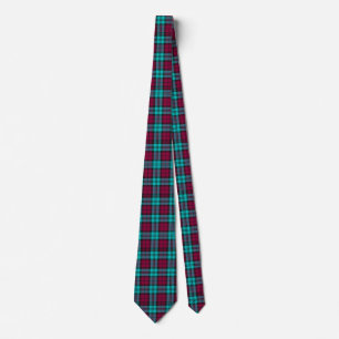 Blue Red Campbell Tartan Blackwatch Kariert Krawatte