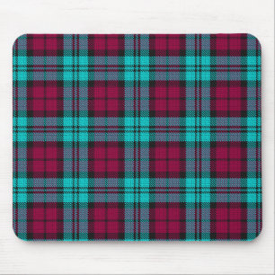 Blue Red Campbell Tartan Blackwatch Kariert Mousepad