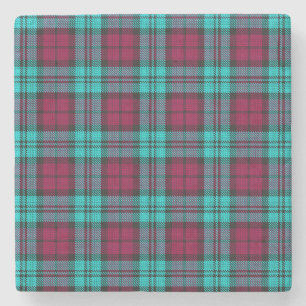 Blue Red Campbell Tartan Blackwatch Kariert Steinuntersetzer