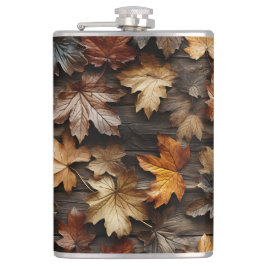 BLUE RED CREAM FALL AUTUMN LEAVES FLACHMANN