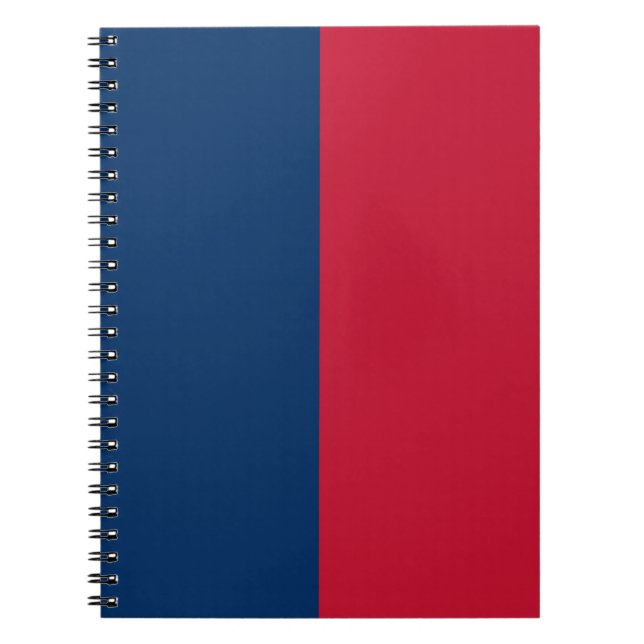 Blue & Red CUSTOM Notizblock (Vorderseite)