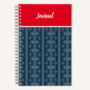 Blue/Red Notebook von Adiela Akoo - CUSTOMIZE it Notizbuch