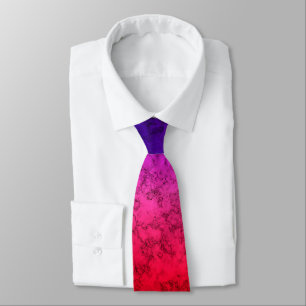 Blue-red Ombre Neck Tie Krawatte