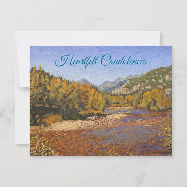 Blue Red Orange Green Stream im Herbst (Vorderseite)