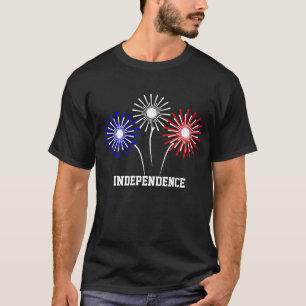 Blue Red White Independence Firewalls T-Shirt