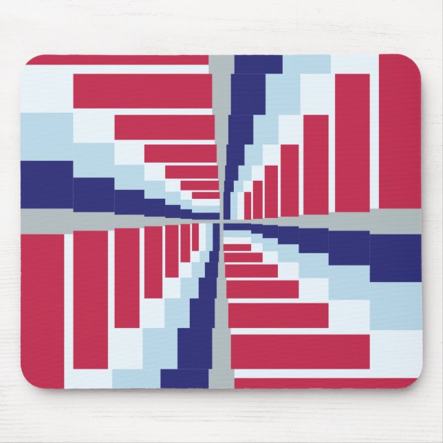 Blue Red White Mousepad (Vorne)