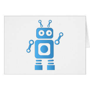 Blue Retro Robot