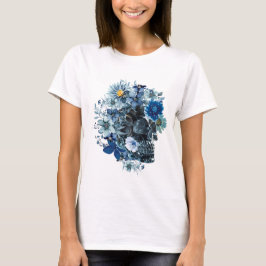 Blue Reverie Skull WOMEN'S T SHIRT