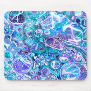 Blue Rhapsody   Abstrakte Kunst Mousepad