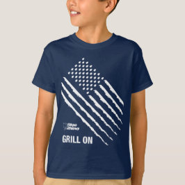 Blue Rhino "American Flag": Grill On" Kid's T-Shirt