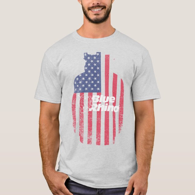 Blue Rhino "American Tank" (Farbe) T-Shirt (Vorderseite)