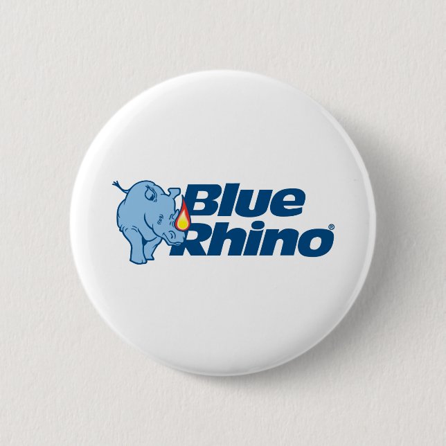 Blue Rhino Button (Vorderseite)