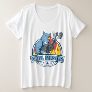 Blue Rhino "Grill Master" Große Größe T-Shirt