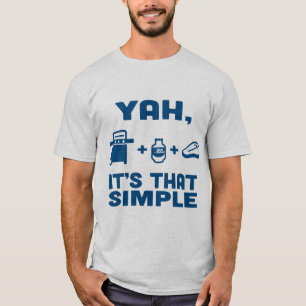 Blue Rhino "Yah, It's That Simple" Men's T-Shirt