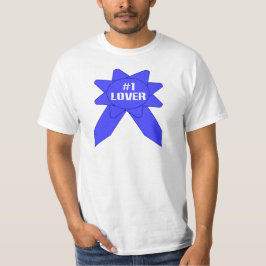Blue Ribbon #1 Lover T-Shirt