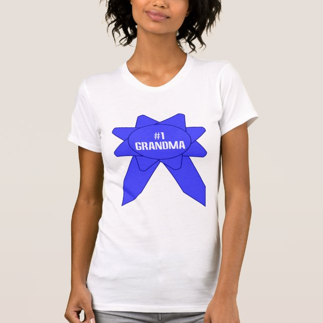 Blue Ribbon #1 Oma T-Shirt (Vorderseite)