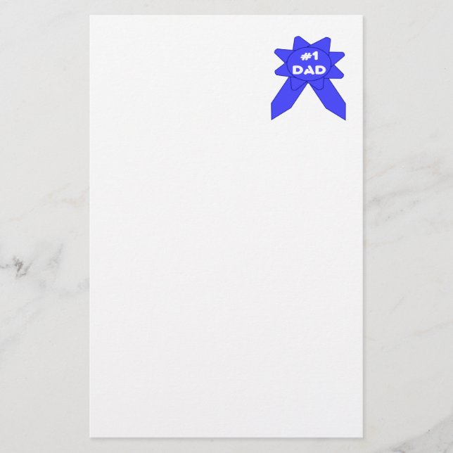 Blue Ribbon #1 Vater Briefpapier (Vorderseite)
