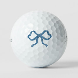 Blue Ribbon Bow Golfball